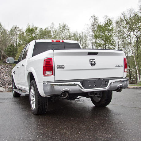 2014 EcoDiesel 2.5" Filter Back Exhaust Dual Split Rear Exit Alum - View 2 | Dirty Garage