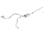 Borla 14 Silv/Sierra C/B Exhaust ATAK 1500 5.3L V8 AT/MT 2&4WD Ext Cab Split Side Exit - View 4 | Dirty Garage