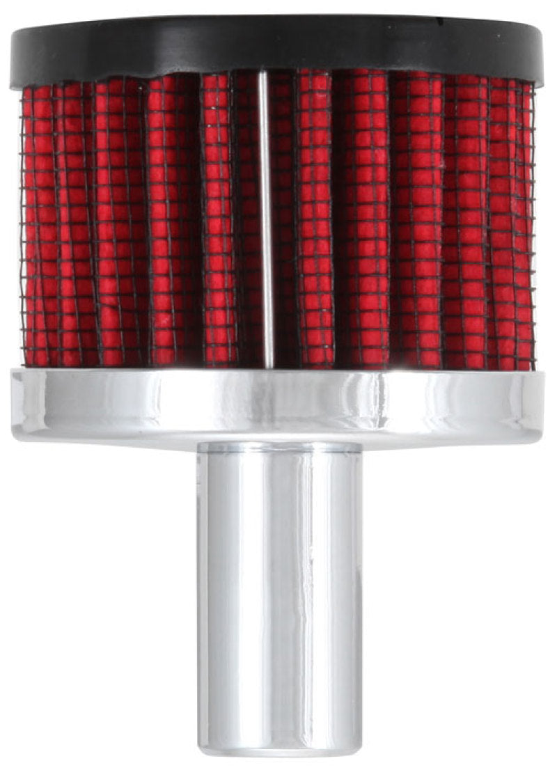 Universal Steel Base Crankcase Vent Filter .625in Vent OD x 2in OD x 1.5in Height - View 15 | Dirty Garage