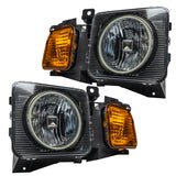 2006-2010 H3 Pre-Assembled Headlights Combo White - View 2 | Dirty Garage