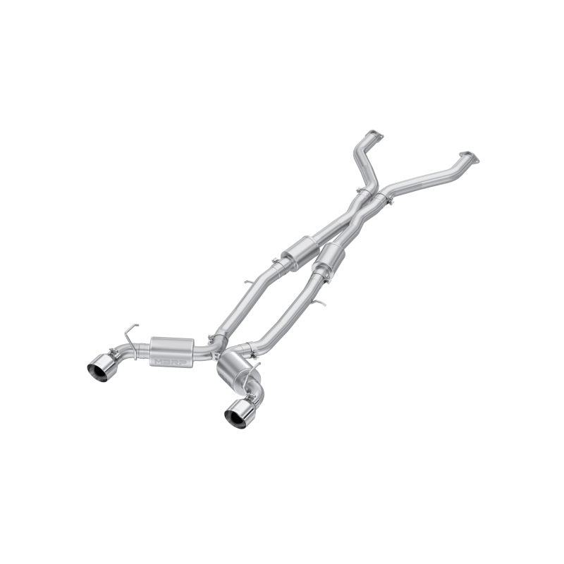 2023-2024 Nissan Z 3.0L Armor Pro T304 Stainless Steel 3" Cat-Back Dual Rear Exit 5" OD Tips | Dirty Garage