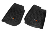 Rugged Ridge Floor Liner Front Black 2007-2018 Jeep Wrangler Unlimited JK 4 Dr - View 3 | Dirty Garage