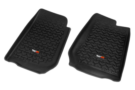 Rugged Ridge Floor Liner Front Black 2007-2018 Jeep Wrangler Unlimited JK 4 Dr - View 3 | Dirty Garage