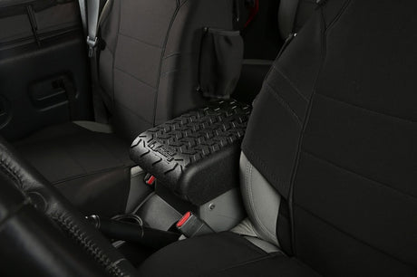 Rugged Ridge Center Console Cover Black 07-10 Jeep Wrangler - View 4 | Dirty Garage