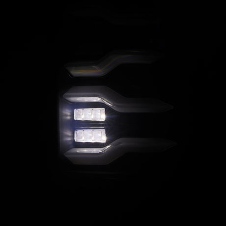 2009-2018 Ram HD Luxx-Series LED Tail Lights Alpha-Black with Activation Light and Sequential Signal - View 8 | Dirty Garage