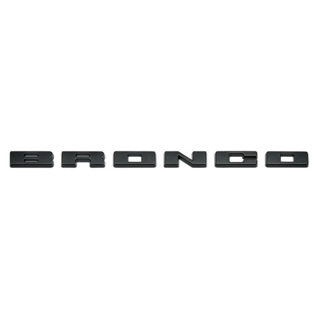 2021+ Bronco Grille Lettering Overlay Kit - Black - View 2 | Dirty Garage