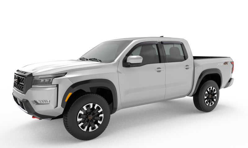 2022 Frontier Crew Cab Ventvisor Window Deflectors Smoke 4-Piece - View 2 | Dirty Garage