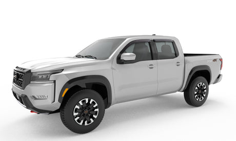 2022 Frontier Crew Cab Ventvisor Window Deflectors Smoke 4-Piece - View 2 | Dirty Garage