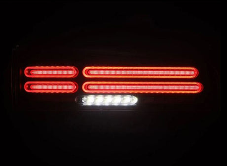 2023-2025 Z Nova-Series Twin-Loop Prismatic LED Tail Lights Alpha Black - View 7 | Dirty Garage