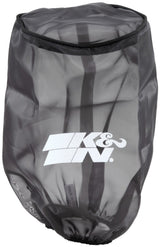 Universal Round Tapered Filter Wrap - Black - 6in Base ID x 4.625in Top ID x 9in Height - View 5 | Dirty Garage