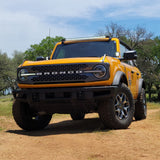 2021+ Bronco Mirror Mounted 4in Rigid LED Lights Kit - View 6 | Dirty Garage