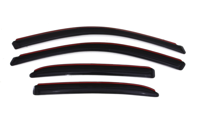 2003-2007 Accord Ventvisor In-Channel Front Rear Window Deflectors 4-Piece Smoke - View 2 | Dirty Garage
