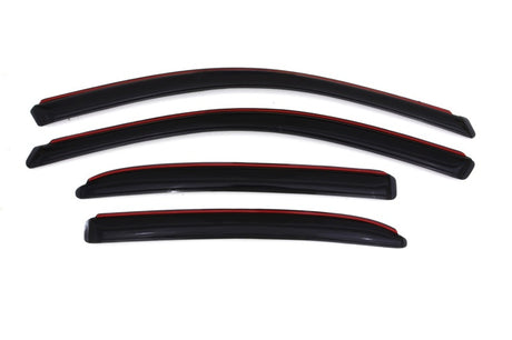 2003-2007 Accord Ventvisor In-Channel Front Rear Window Deflectors 4-Piece Smoke - View 2 | Dirty Garage