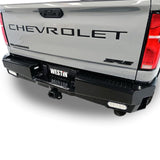 2019-2026 GM 1500 HDX Bandit Black Rear Bumper - View 6 | Dirty Garage