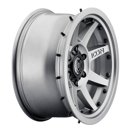 Universal Rebound Pro 17x8.5 5x5 -6mm Offset 4.5" BS 71.5mm Bore Titanium Wheel - View 15 | Dirty Garage