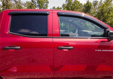 2023 GM Colorado Canyon Ventvisor Outside Mount Window Deflectors 4-Piece Smoke - View 2 | Dirty Garage