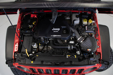 2020-2021 Wrangler V6-3.0L DSL AirCharger Performance Intake - View 3 | Dirty Garage
