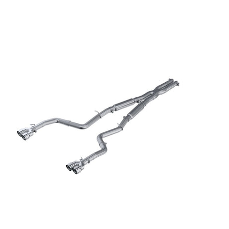 2015-2016 Challenger RT 5.7L Aluminized Steel 3" Dual Rear Cat-back Quad Tips Street | Dirty Garage