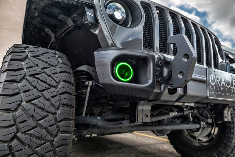 2007-2024 Wrangler High Performance LED Fog Lights ColorSHIFT Dynamic - View 19 | Dirty Garage