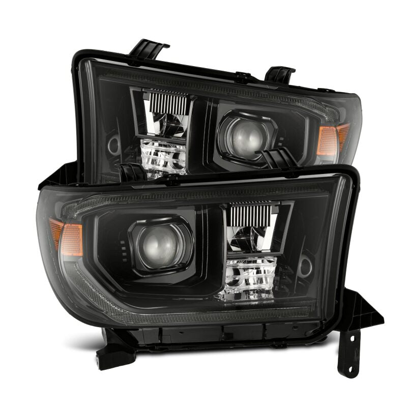 2007-2017 Tundra Sequoia Luxx-Series LED Projector Alpha-Black Headlight Active Light Sequence Signal DRL | Dirty Garage