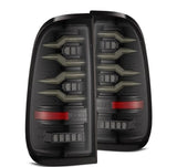 1997-2016 F-150/Super Duty Luxx-Series LED Tail Lights Alpha Black | Dirty Garage
