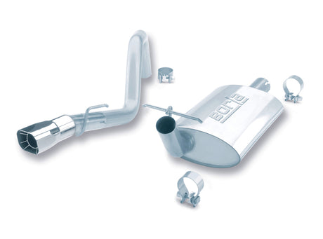 Borla 91-95 Jeep Wrangler YJ 4.0L 6cyl 4WD 2Dr SS Single Right Rear Exit Cat-Back Exhaust - View 4 | Dirty Garage