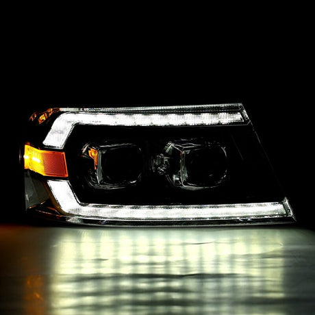 2004-2008 F-150 Pro-Series Projector Black Headlights - View 4 | Dirty Garage