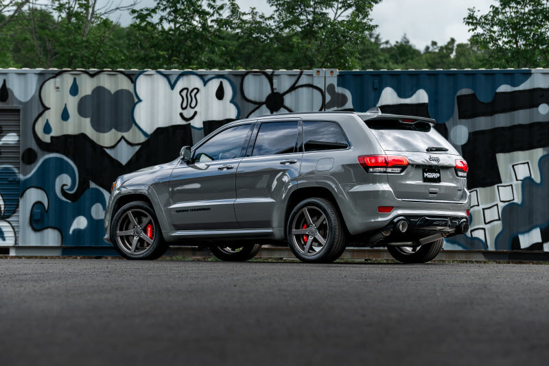 2012-2024 Grand Cherokee SRT 6.4L 3" Dual Rear Exit Aluminized Catback Exhaust T304 Tips - View 4 | Dirty Garage