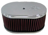 Universal Custom Oval Race Filter L=7inch W=4inch H=3.25inch - View 2 | Dirty Garage