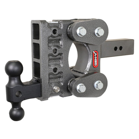 Gen-Y The Boss Torsion-Flex 2.5in Shank 5in Drop 1.7K TW 16K Hitch w/GH-051 Dual-Ball | Dirty Garage