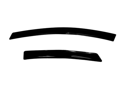 2010-2015 Prius Ventvisor Outside Mount Window Deflectors Smoke 4-Piece - View 2 | Dirty Garage