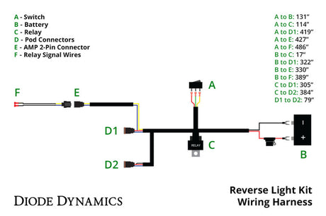 Universal Reverse Light Wiring Kit w/ Running Light - View 2 | Dirty Garage