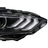 2018-2023 Mustang Dynamic ColorSHIFT LED Headlights Black Series - View 16 | Dirty Garage