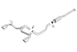 Borla 08-14 Mitsubishi EVO X Catback Exhaust - View 5 | Dirty Garage