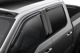 2015-2018 F-150 Supercrew Ventvisor Outside Mount Window Deflectors Smoke 4-Piece - View 3 | Dirty Garage