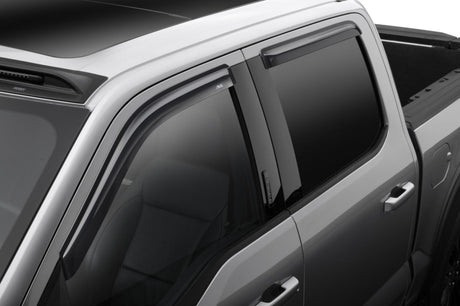 2015-2018 F-150 Supercrew Ventvisor Outside Mount Window Deflectors Smoke 4-Piece - View 3 | Dirty Garage