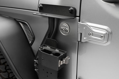 Go Rhino 18-24 Jeep Wrangler JL/JLU/JT Front Fender Jack Mount for Hi-Lift Jack - Tex. Blk - View 15 | Dirty Garage