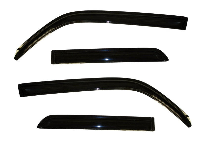 2010-2018 4Runner Ventvisor Outside Mount Window Deflectors Smoke 4-Piece - View 4 | Dirty Garage