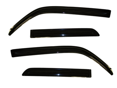 2010-2018 4Runner Ventvisor Outside Mount Window Deflectors Smoke 4-Piece - View 4 | Dirty Garage