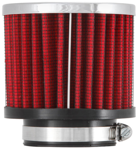 Universal 1.75in Flange ID x 3in OD x 2.5in H Chrome Finish Rubber Base Crankcase Vent Filter - View 6 | Dirty Garage