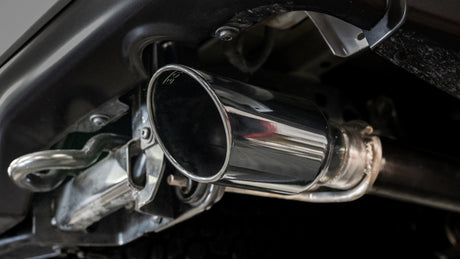 Borla 21-23 Ford Raptor 3in Tail Pipe Kit 4.5in Tip - Black Chrome - View 2 | Dirty Garage