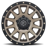 Universal Compression 17x8.5 5x150 25mm Offset 5.75" BS 110.1mm Bore Bronze Wheel - View 3 | Dirty Garage