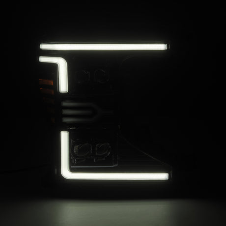 2020-2022 Super Duty Nova-Series LED Alpha-Black Projector Headlights - View 5 | Dirty Garage