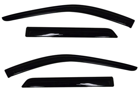 2011-2018 Durango Ventvisor Outside Mount Window Deflectors 4-Piece Smoke - View 5 | Dirty Garage