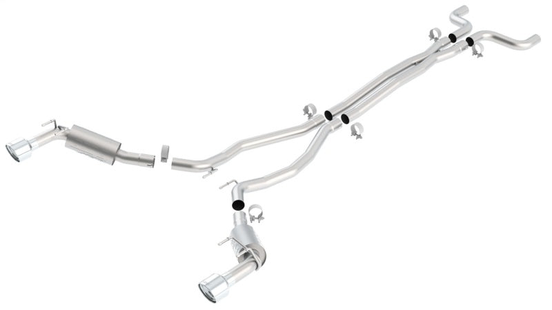 Borla 10-13 Chevy Camaro SS 6.2L 8cyl Aggressive Catback Exhaust - View 4 | Dirty Garage