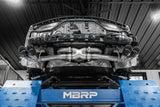 2020-2023 GM Corvette 3" Cat Back Quad Split Rear Exit Carbon Fiber Tips - View 2 | Dirty Garage