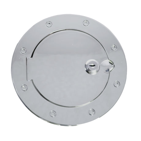 Rugged Ridge 07-18 Jeep Wrangler JK Stainless Steel Locking Gas Cap Door - View 2 | Dirty Garage