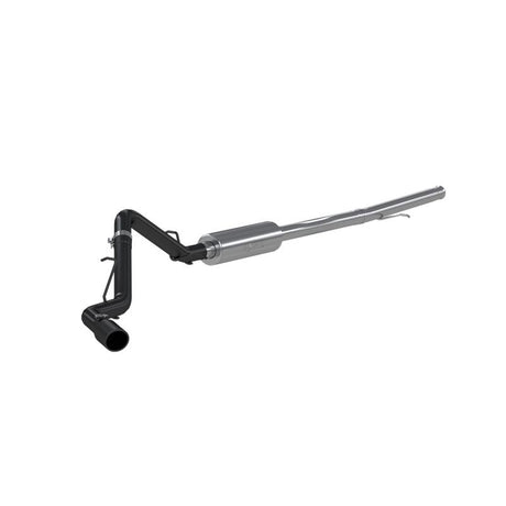 2019 GM 1500 3 in Cat Back Single Side Black Coated - View 4 | Dirty Garage