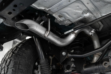 2018-2020 Wrangler 2.5" Axle Back Muffler Bypass Pipe - View 4 | Dirty Garage