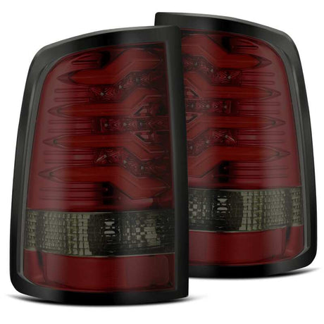2009-2018 Ram 1500 Pro-Series LED Tail Lights Red Smoke | Dirty Garage